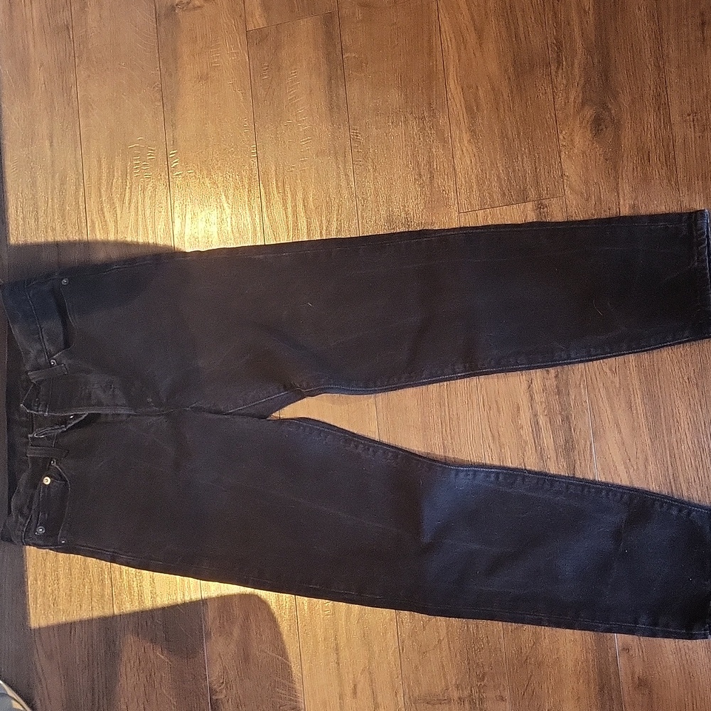 LEVIS | Black Straight Denim Pants Size 27